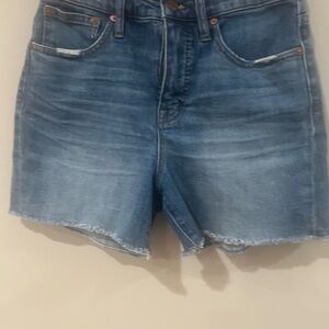 Madewell high rise Women's Denim Shorts